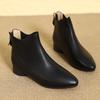 Autumn and Winter Women's Shoes Medium Top Casual Fashion Martin Boots Platform Rubber Fashion Mother Cotton Boots
