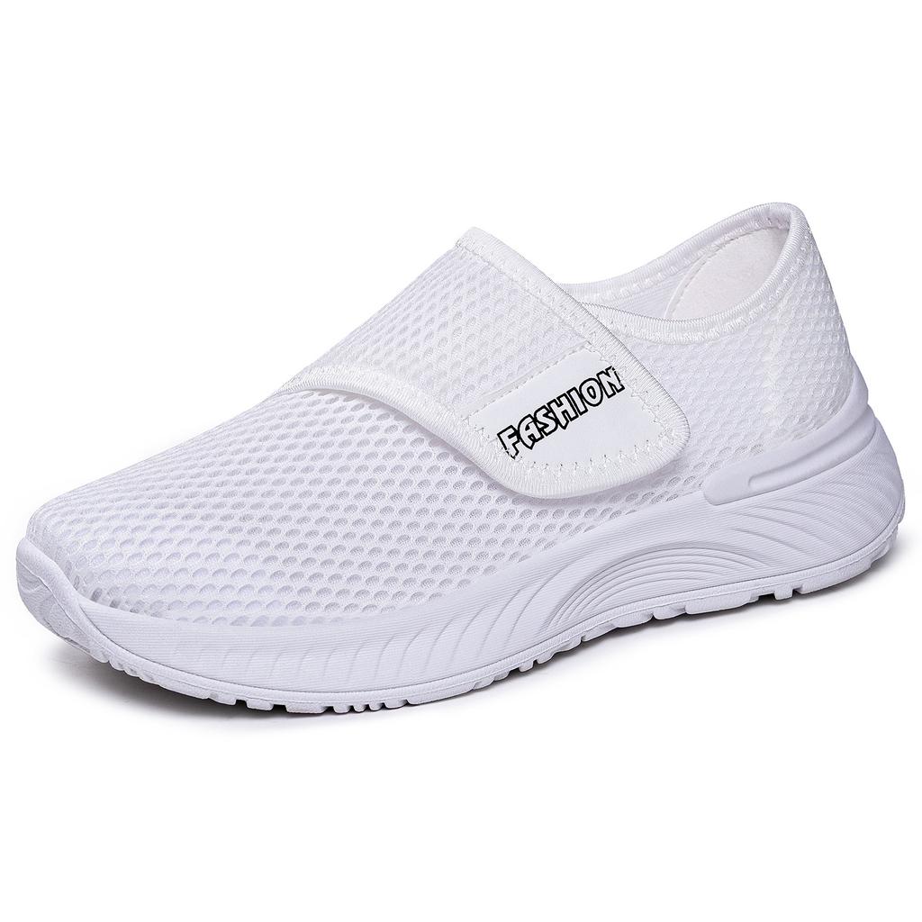 Women Casual Shoes Breathable Hollow Mesh Comfortable Soft Non Slip Walking Sneakers Outdoor Versatile Large Size Sports Shoes