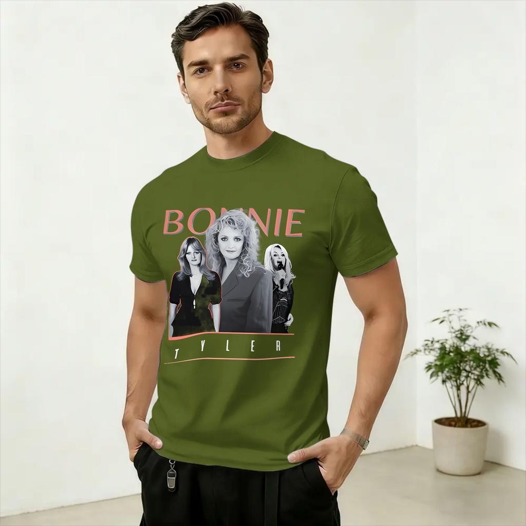 Forever Bonnie Tyler 1951 to 2026 T Shirts for Unisex Cotton Fashion T-Shirt Crew Neck Tee Shirt Short Sleeve Clothes New Arrival