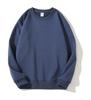 Silver Fox Fleece Sweatshirt Fleece-Lined Thickened Crew Neck Sweatshirt Men's & Women's Fashion Fall Winter Loose-Fit Drop-Shoulder Basic Sweatshirt