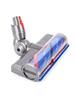 Electric Floor Brush Head For Dyson V7 V8 V10 V11 V15 Vacuum Attachments With Green LED Dust Light,Quick-Release