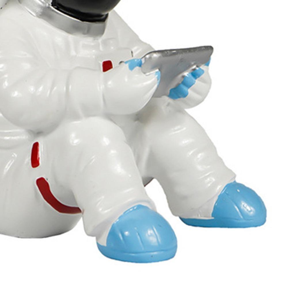 Resin Astronaut Phone Holder 2 Size Resin Phone Holder Astronaut Phone Stand Sit Down Use