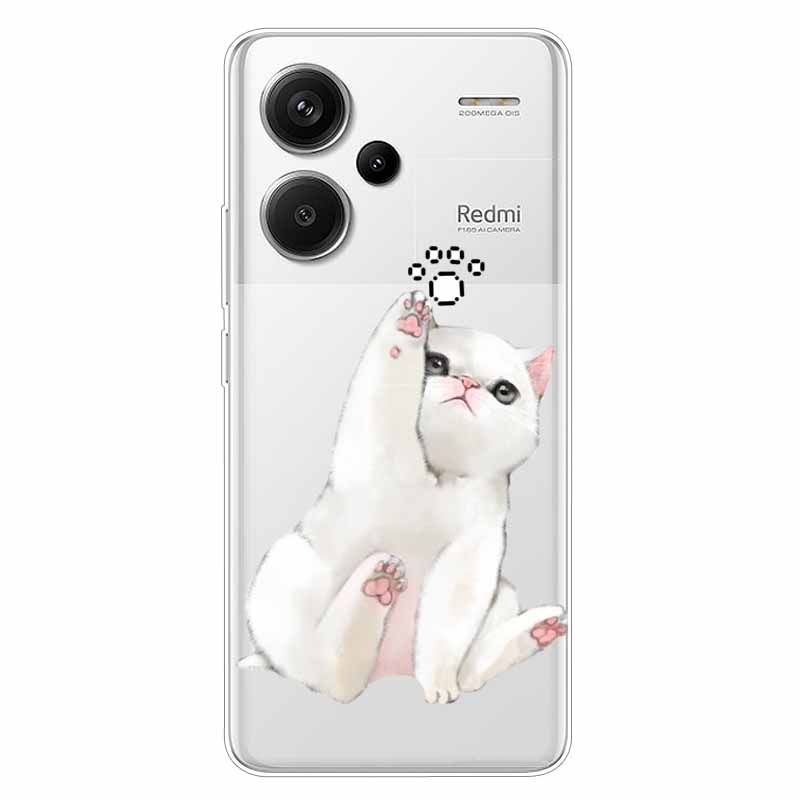 For Redmi Note 13 Pro Plus 5G Case Clear TPU Soft Back Cover for Xiaomi Redmi Note 13 Pro+ 5G Transparent Silicone Cases Funda