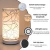 Modern Cylindrical Fabric USB Desk Lamp, Suitable for Bedroom, Bedside Table, Living Room Decoration Lights