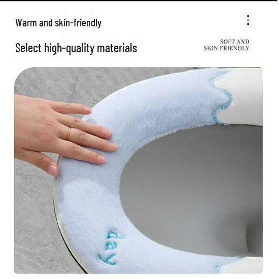 Newcomer Discount: Zippered Toilet Seat Cushion Pad for All Seasons - Autumn/Winter Edition