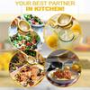 ABBP-1Pcs Premium Zinc Alloy Manual Juicer Heavy Duty Hand Press For Fresh Lemon Orange Portable Kitchen Tool With