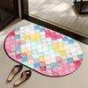 Bathroom Floor Mat, Diatom Mud, Strong Absorbent Mat, Quick-drying Non-slip Foot Mat At the Bathroom Door