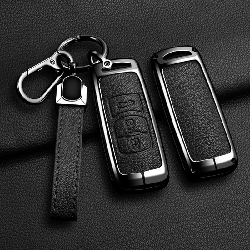 Alloy Auto Smart Key Fob Cover Case Housing Remote Fit For Mazda 2 3 6 Atenza Axela Demio Cx-5 Cx5 Cx-3 Cx3 Cx7 Cx-7 Cx-9 Cx9 Mx5 Accessory