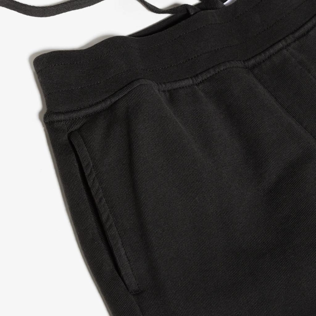 Stone Island Logo Pocket Solid Color Casual Shorts Kids shorts Black 761661840-V0029