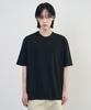 ARRAYED Soft Side Slit Round T-Shirt [Black]