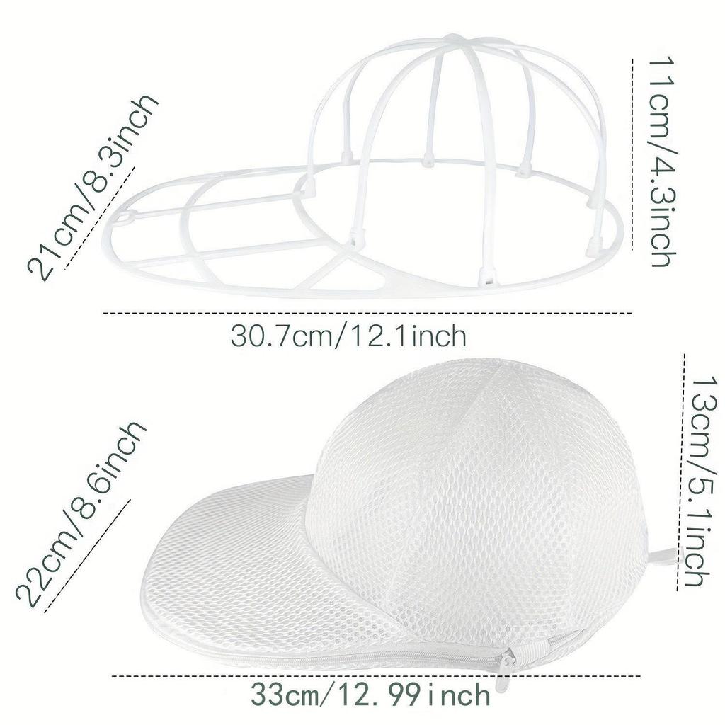 Sac de Lavage pour Casquette de Baseball: Support Anti-Déformation pour Casquettes de Baseball Lavables en Machine