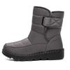 Medium Tube Warm Snow Boots Women's Velcro Outdoor Non-slip Waterproof Women's Boots Thickened Cotton Shoes