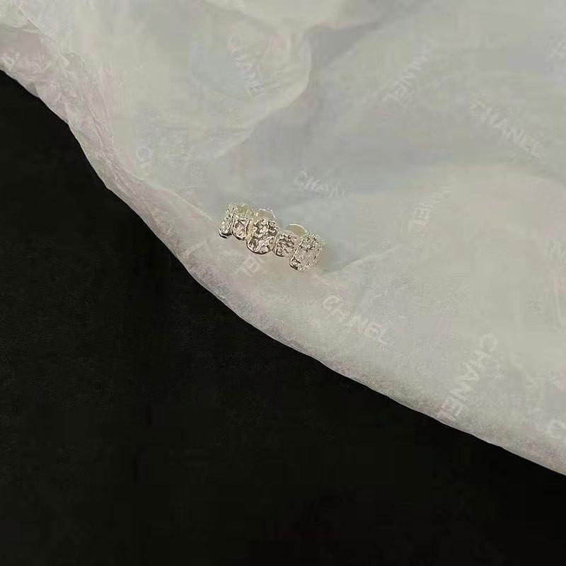 Unique Geometric Style 925 Silver Ring Trendy Lightweight Elegant Accessory For Women