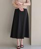 LUSIDA Air Flare Long Skirt_2 Colors