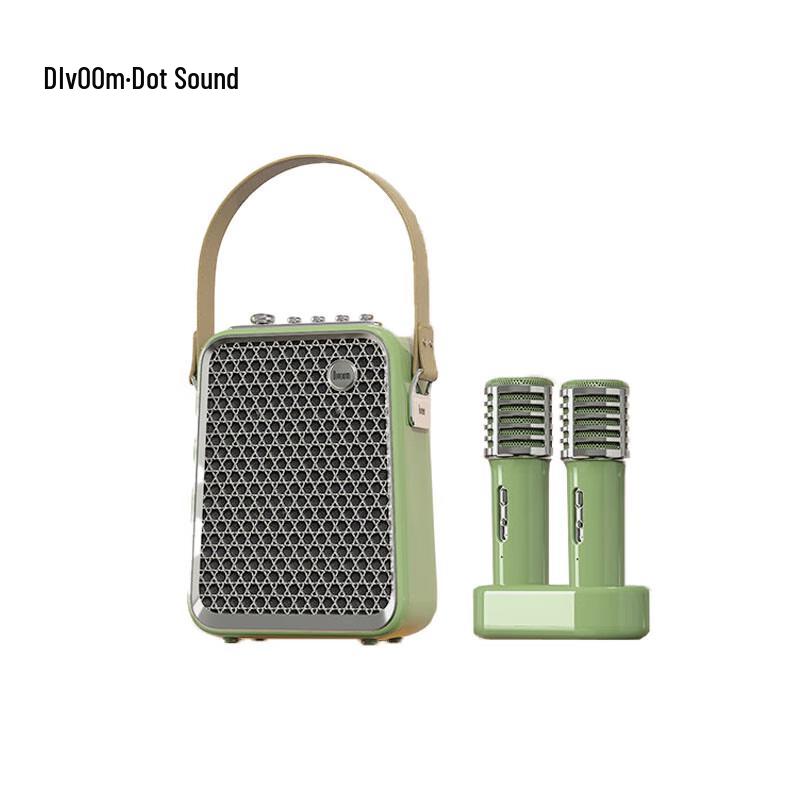 

Divoom Qingluan Dual Wireless Microphone KTV Speaker