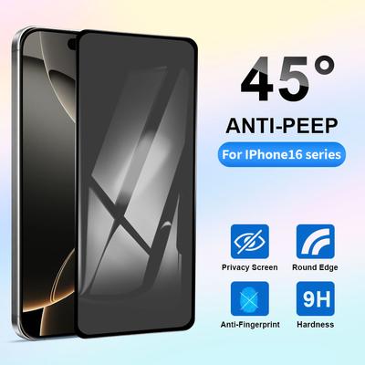 For iPhone 16 15 14 13 12 Mini 11 Pro Max X XS Max XR 8 7 6 6s Plus SE 2020 Privacy Anti Spy Tempered Glass Screen Protector