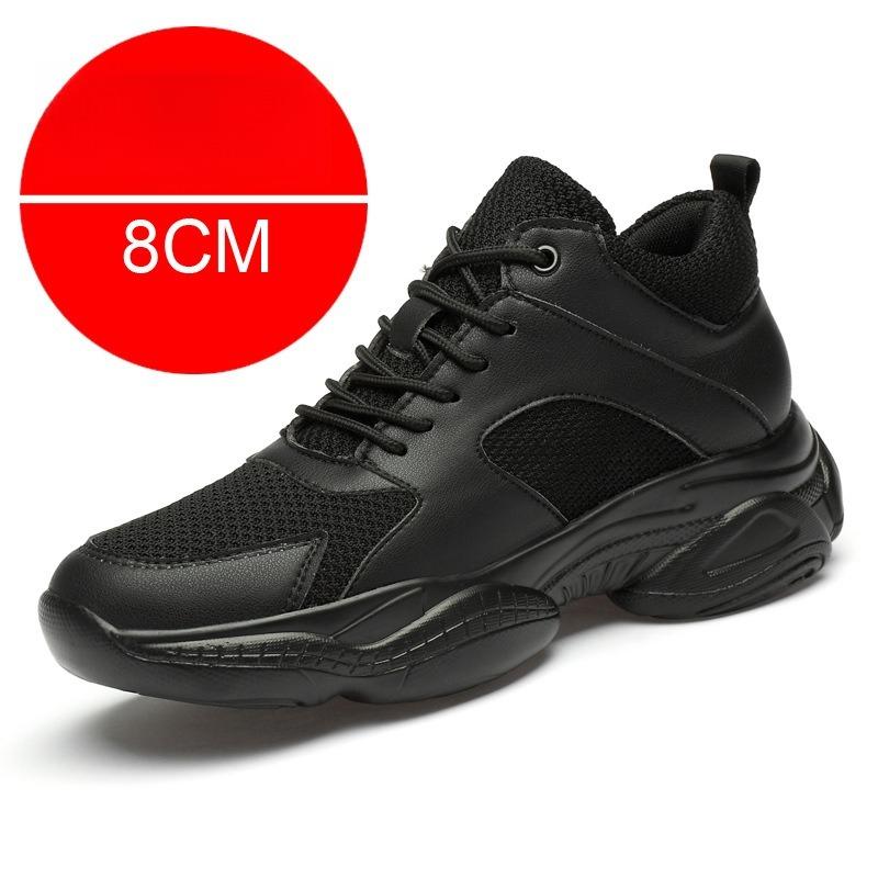 

Мужская обувь с внутренней высотой, весенняя обувь, дышащая, повседневная, спортивная обувь с увеличением роста на 8 см, сетчатая, модная обувь 42