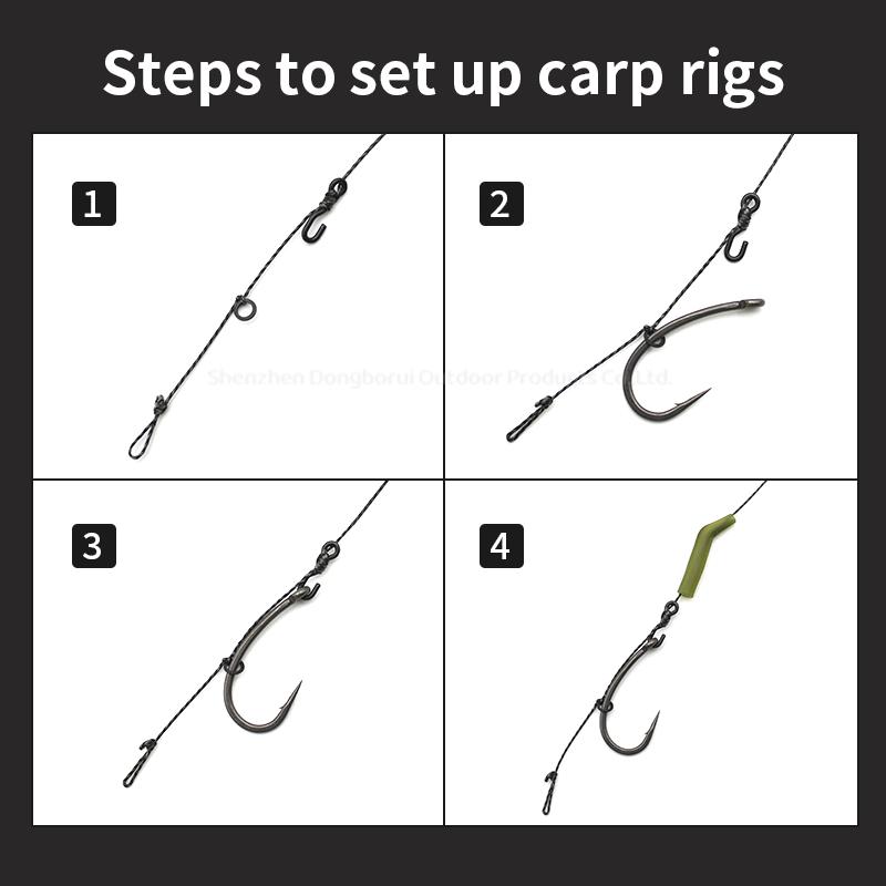 20pcs Carp Fishing Accessories Kit Hook Clip Kicker XL To Quick Change Carp Hooks For Carp Fishing Terminal Tackle
