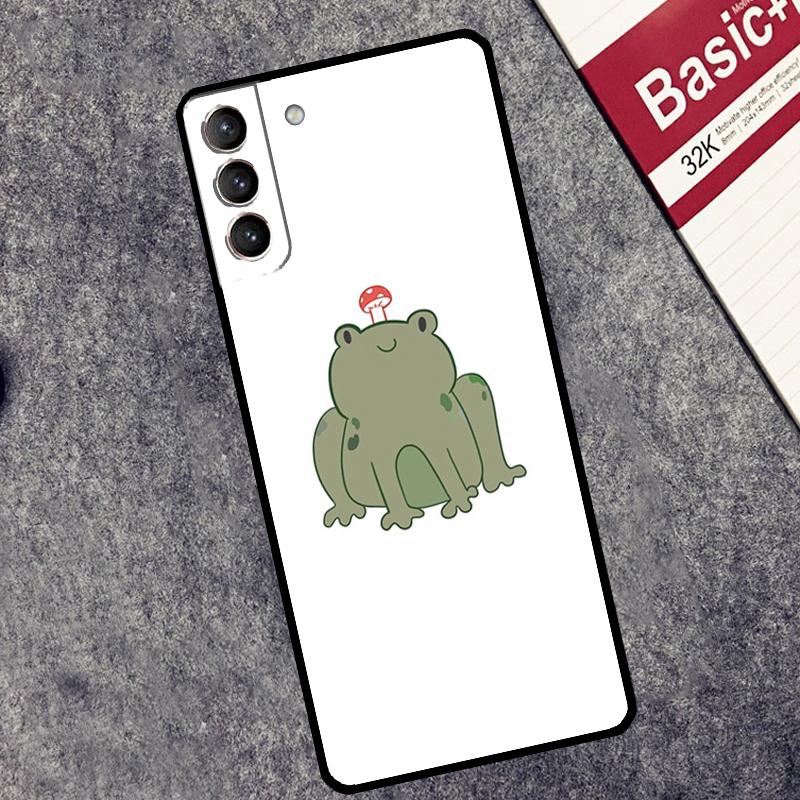 

Чехол грибная лягушка для Samsung Galaxy S24 S26 Ultra S10 S20 S21 S22 S23 Plus S25 FE S25 Ultra Чехол Coque Galaxy S21 FE