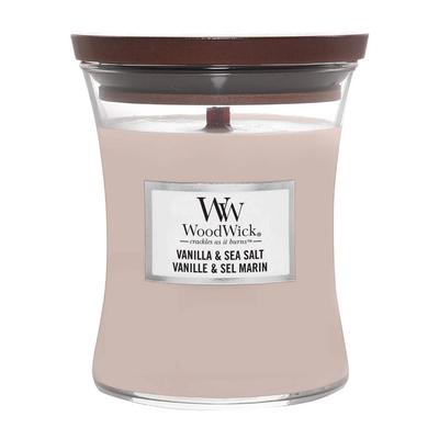 Woodwick Vela Vanille et Sel de Mer 275g
