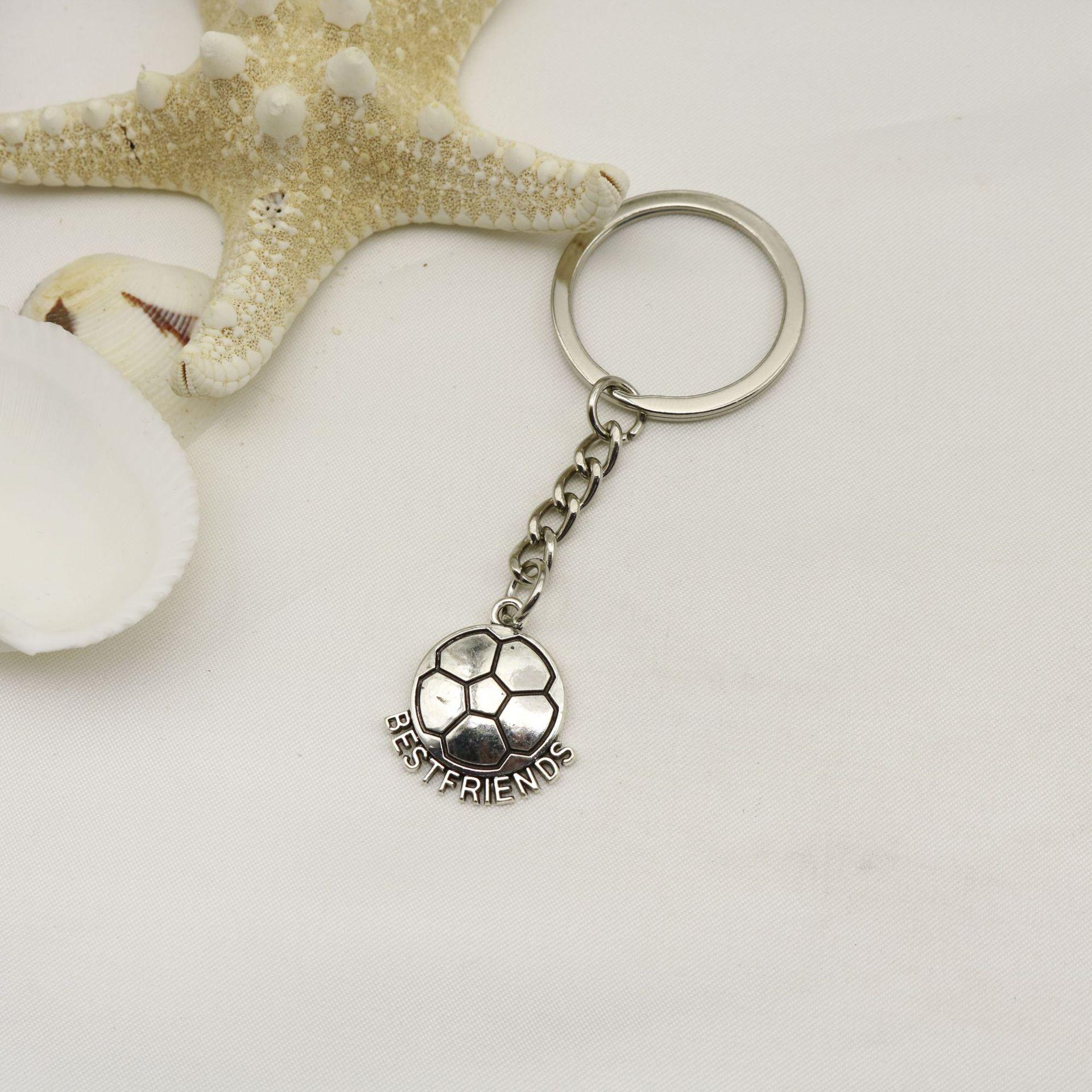 Simple Football Keychain Pendant