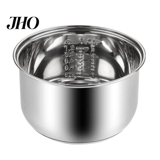 Rugged Stainless Steel Inner Lid Rice Cooker Pot Replacement High Volume House Liner for Steaming Stewing Slow Simmering Part