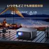 iSinbox Compact Projector for Home Ceiling 800ASNI High 1080P 4K Motorized Keystone 6 Instant Bluetooth Home Large Netflix Google TV Perfect Warranty
