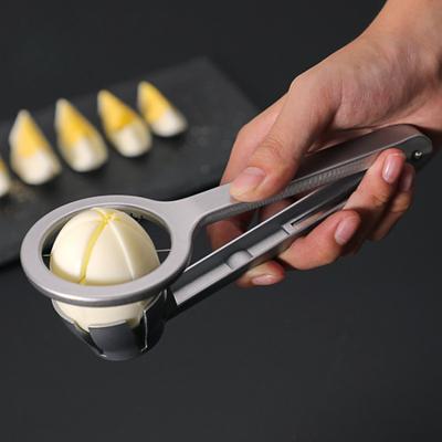 Stainless Steel Egg Slicer Manual Kitchen Tool Egg Slicer For Hard Boiled Eggs for Salad Meal Prep