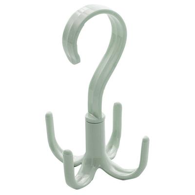Plastic Rotating Four-Claw Hook Multi-Function Hook Multi-Function Tie Scarf Tie Scarf Hanger Bag Hanging Hook Shoe Drying Rack
