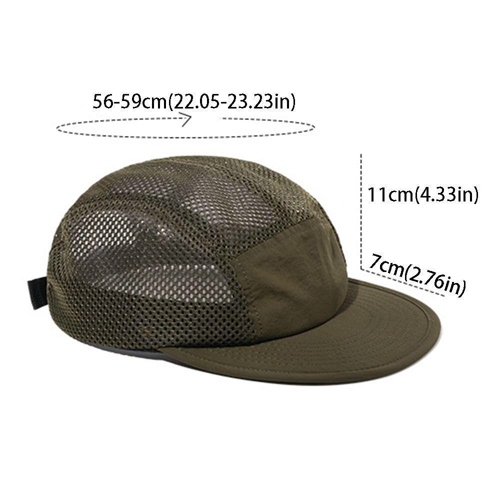 Sun Hats Hollow Mesh Baseball Caps INS Quick Dry Men Fishing Caps Lightweight Breathable Sports Mesh Caps All-match