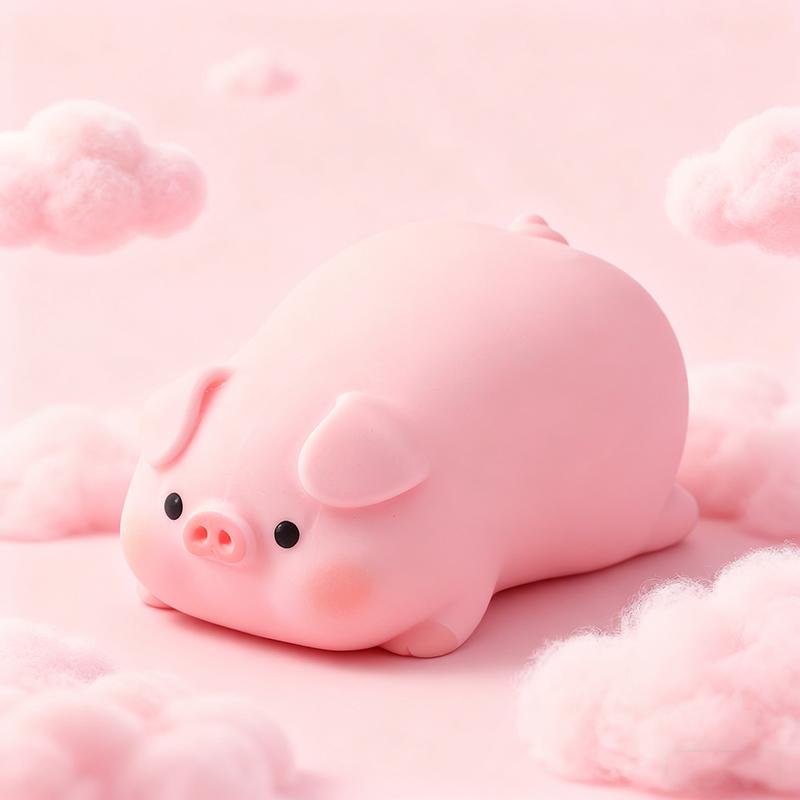 Pig Dog Anti Stress Toys Flour Stress Ball Cute Cartoon Animal Squishy Squeeze Vent Balls Stress Relief Pinch Toy Kids Doll Gift