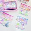 5+1 ks/sáček Mini Extruzní hračka Kočičí drápek Kawaii Průhledný Svítící Koťátko Drápek Pružný Měkký Rychlá Odrazová Párty Dárek