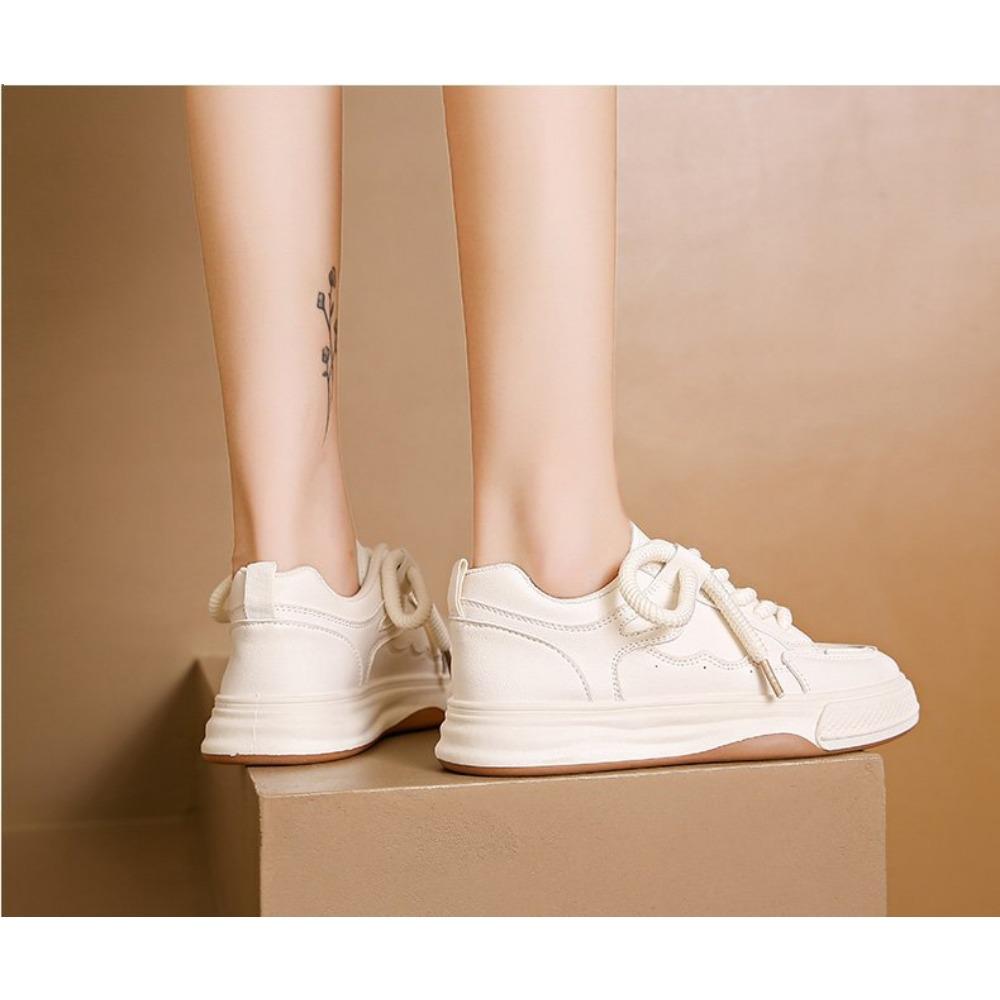 Белые туфли женские на толстой подошве повседневные туфли для сёрфинга 40 чёрный — фото 9