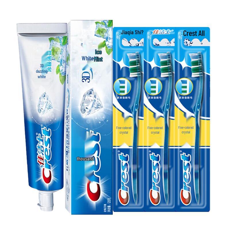 

Crest 3D White Arctic Mint Toothpaste & Toothbrush Set