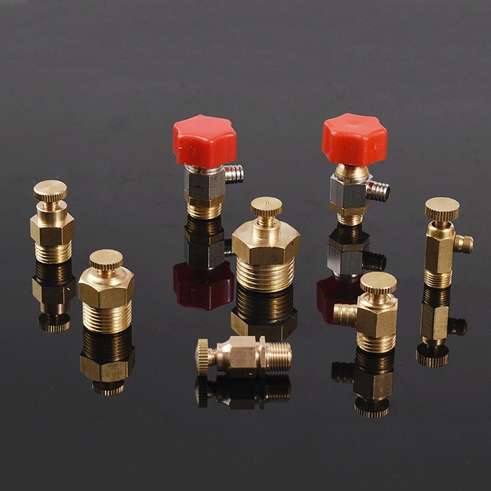 BSPP 1/8" 1/4" 3/8" 1/2" Vnější závit BSPP Ruční odvzdušňovací ventil Bezpečnostní ventil Větrací tryska Vytápění Větrání