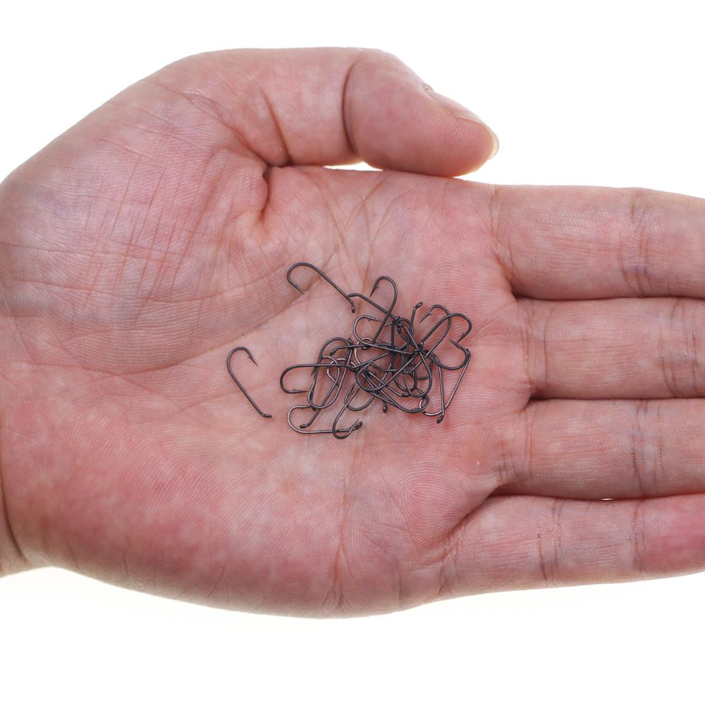 30PCS 1X Fine Wire Down Eye Wide Gape In a Classic Bronze Finish Dry Fly Hook Nymph Tying Hook Trout Fishhook #14-#22