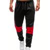Spring And  New Men's Fashion Leisure Color Blocked Running Sports Pants Personalized Sports Pants