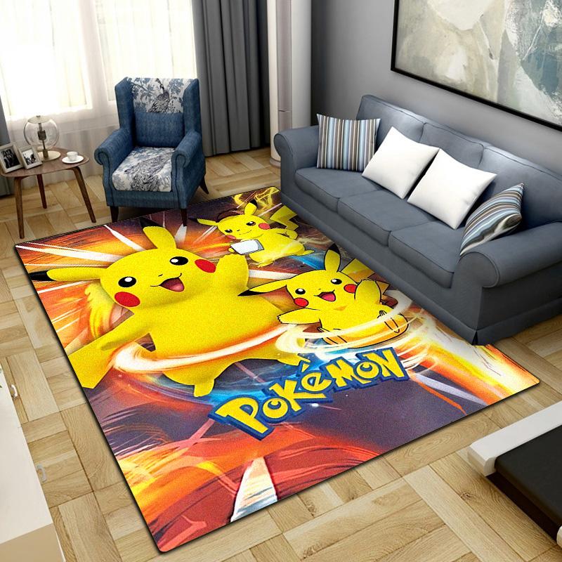 

Pokemon Anime Area Carpet for Living Room Bedroom Home Decor Cool Movie Mat Floor Mat -LXR37 60x90cm