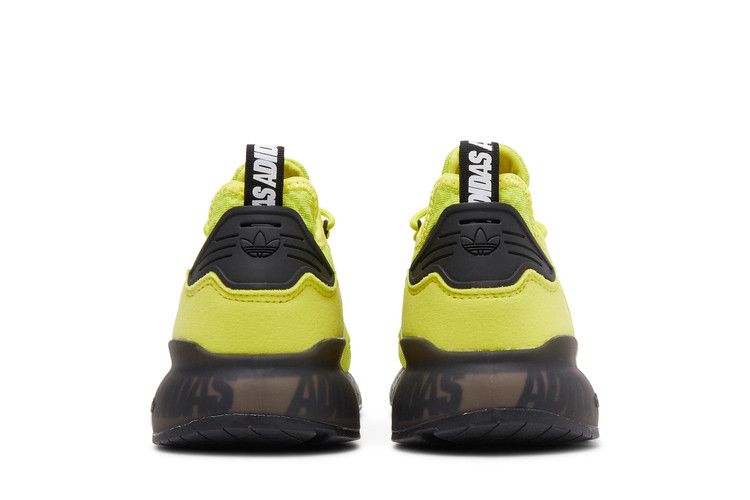 Kids' Sneakers Adidas ZX 2K Boost J 'Bold Logo Graphic - Acid Yellow'