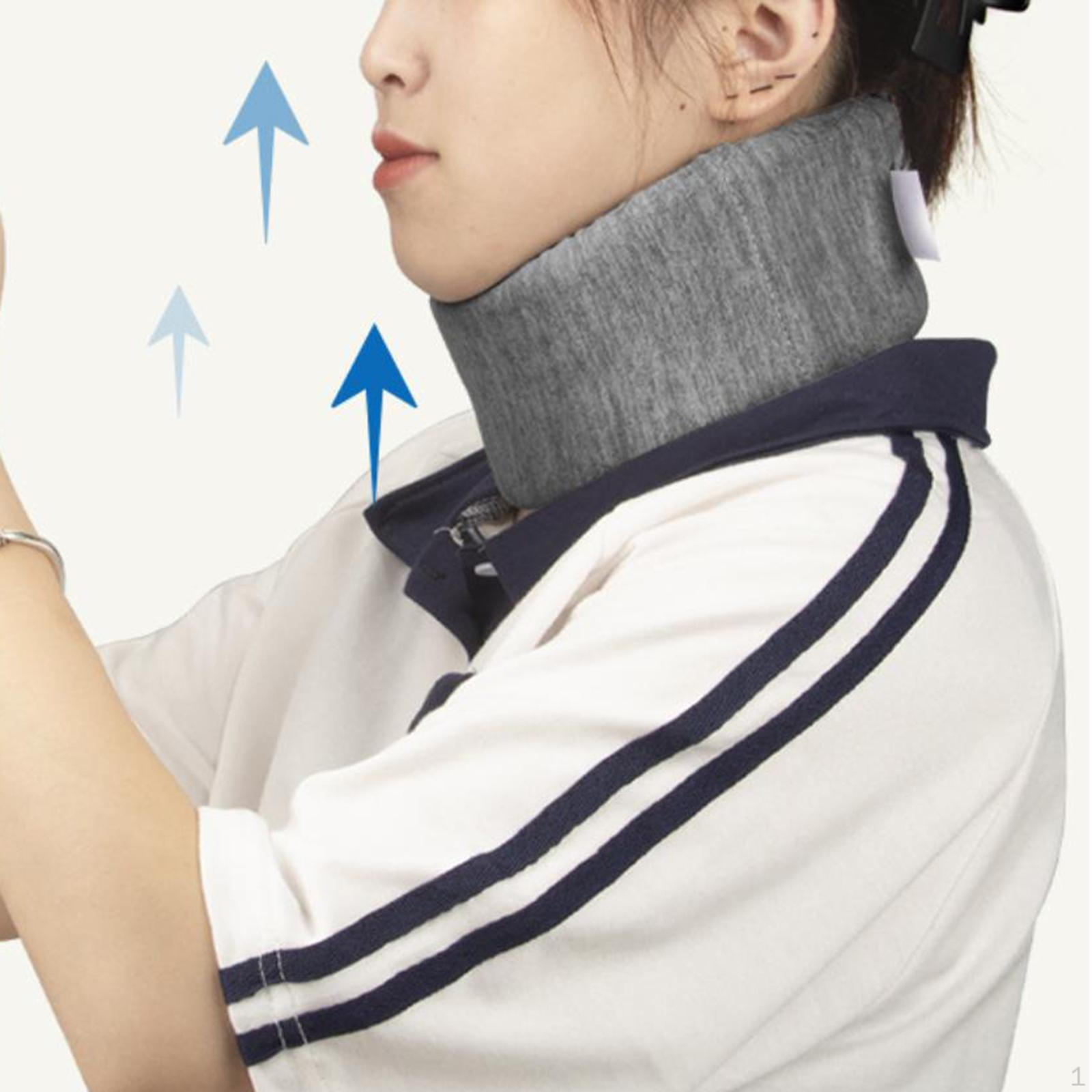

Traveling Pillow Easy to Use Soft Neck for Office Car Travel Airplane M