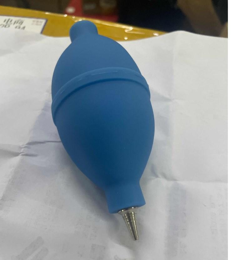 Blue Rubber Hand Pump Dust Remover Blower for Dusting Cleaning Lens Camera Watch