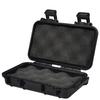 Caja Impermeable a Prueba de Golpes para Almacenamiento en Seco con 2 Hebillas en Forma de U para Pesca, Camping, Senderismo (Negro S)