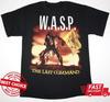 W.A.S.P. THE LAST COMMAND '85 WASP BLACK Unisex Shirt Cotton Oversize Large Size
