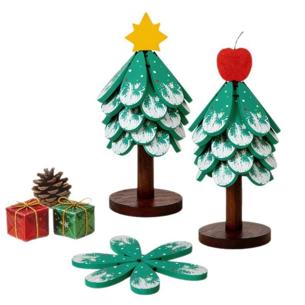 Non-Slip Design Christmas Tree Coaster Anti-Scalding Pot Holder Heat-Resistant Mat Coffee Table