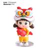 Lion Dance Doll Vivid Decorating Cute Crafts Hand Puppet Lion Dancing Toy for Kids