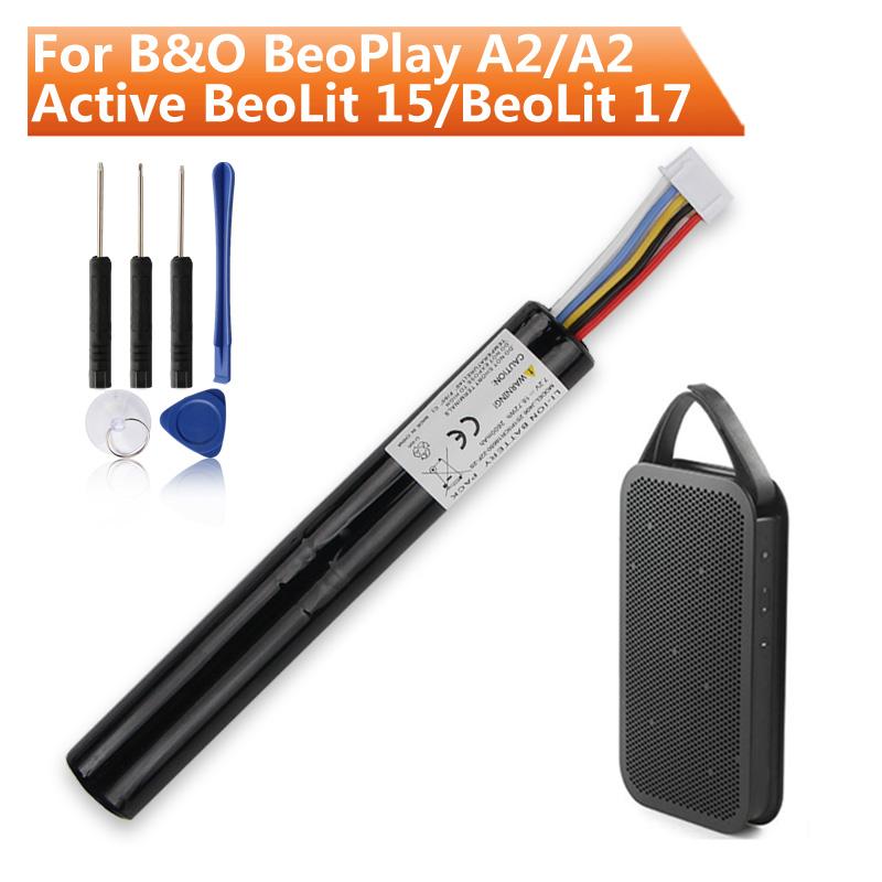 2600mah Replacement Battery For For B&O BeoPlay A2/A2 Active BeoLit 15 BeoPlayBeoLit 17 J406 ICR18650NH-2S Speaker Batteries