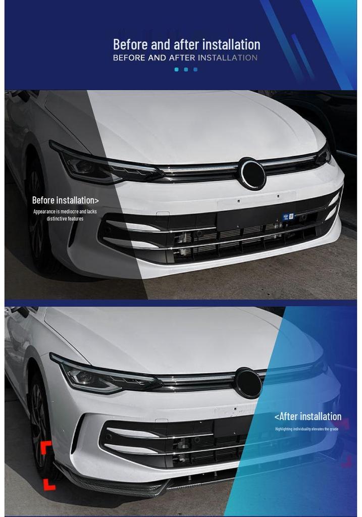 Volkswagen Golf Standard Edition Front Lip Spoiler Diffuser