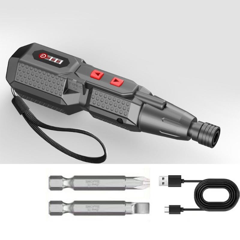 Ergonomic Cordless Electric Screwdriver Kit 4.2V Lithium Batteries Powered Includes Various Bits For Home DIYer Projects