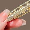 Decorative Hairpin, Imitation Pearl Oval Shape Hair Clip, No Damage Side Bang Hair Pin, Hair Accessories for Multiple Styles