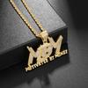Hip-Hop Crystal Pistol Pendant, Personalized Men and Women Punk Cool Rock Rap Trend Necklace Trend Jewelry Gift